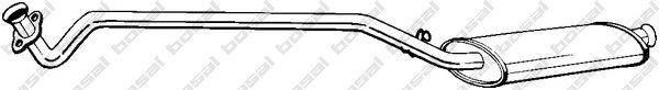  BOSAL part 284-893 (284893) Front Silencer