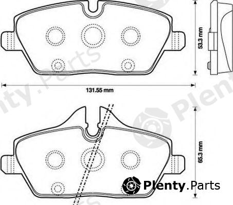  JURID part 573137J Brake Pad Set, disc brake