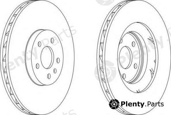  FERODO part DDF1665 Brake Disc