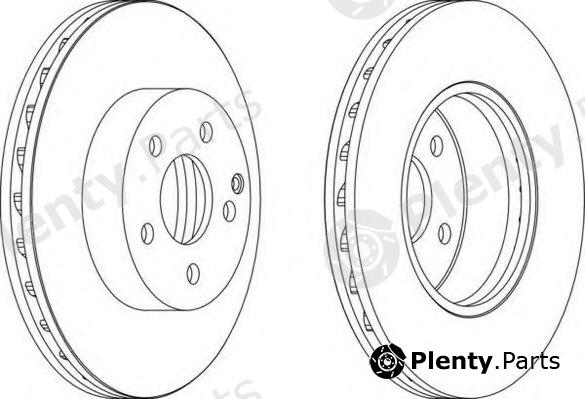  FERODO part DDF1690 Brake Disc