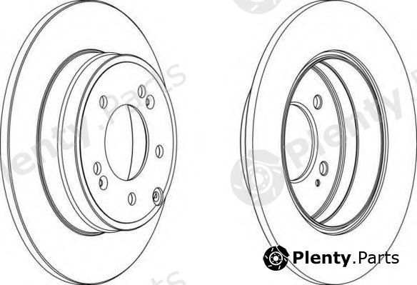  FERODO part DDF1787 Brake Disc