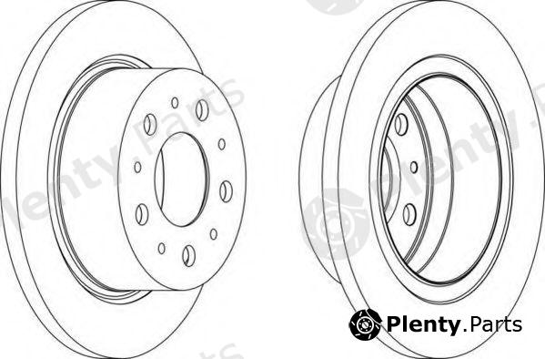  FERODO part DDF1823 Brake Disc