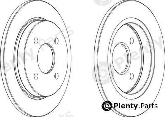  FERODO part DDF281C-1 (DDF281C1) Brake Disc