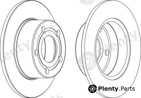  FERODO part DDF321C-1 (DDF321C1) Brake Disc