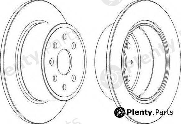 FERODO part DDF329 Brake Disc
