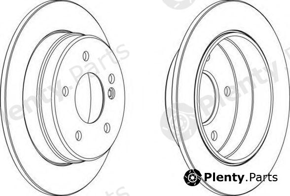  FERODO part DDF539C-1 (DDF539C1) Brake Disc