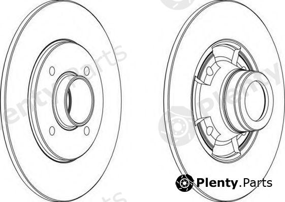  FERODO part DDF752 Brake Disc