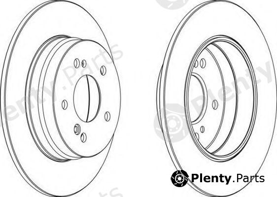  FERODO part DDF819 Brake Disc