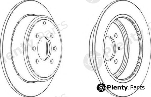  FERODO part DDF869 Brake Disc