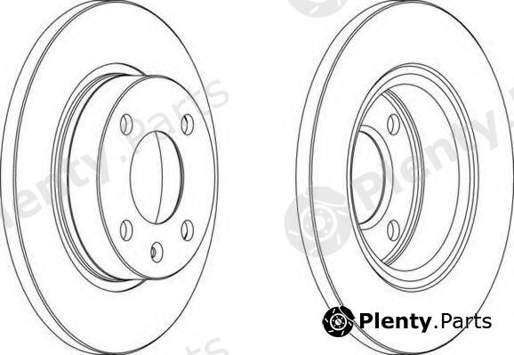 FERODO part DDF875 Brake Disc