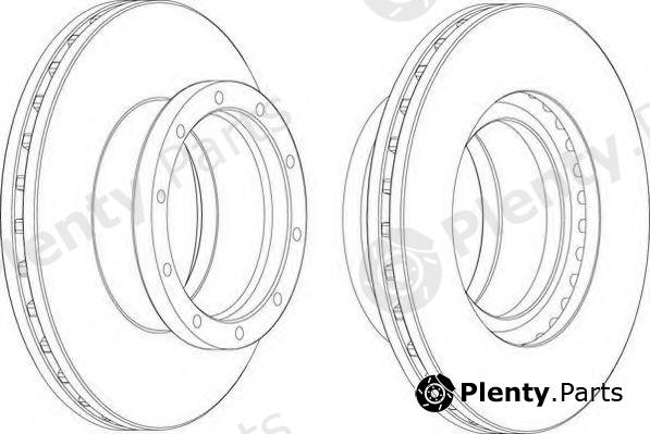  FERODO part FCR145A Brake Disc