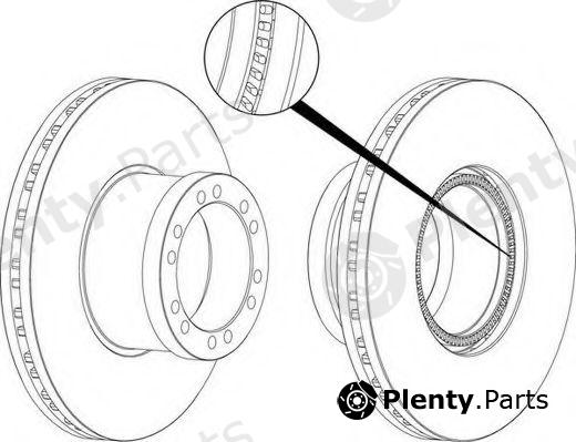  FERODO part FCR255A Brake Disc