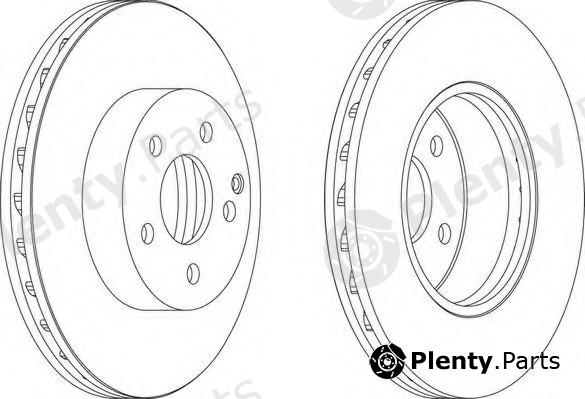  FERODO part DDF1690 Brake Disc