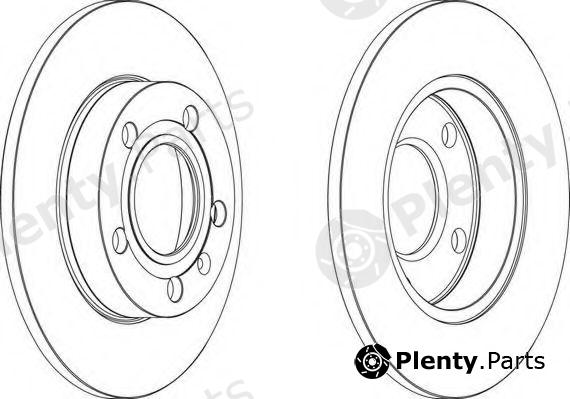  FERODO part DDF1709 Brake Disc