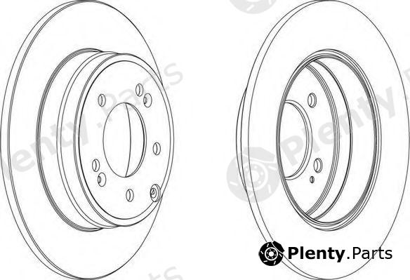  FERODO part DDF1787 Brake Disc
