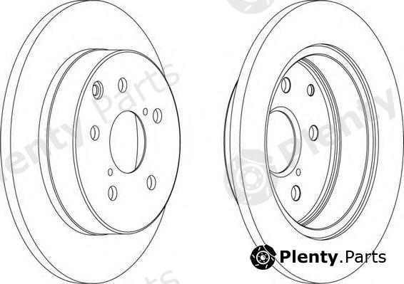  FERODO part DDF1846 Brake Disc