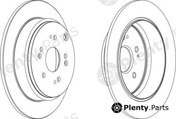  FERODO part DDF1860 Brake Disc