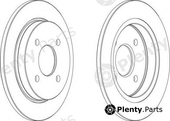  FERODO part DDF281 Brake Disc