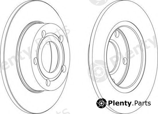  FERODO part DDF323 Brake Disc