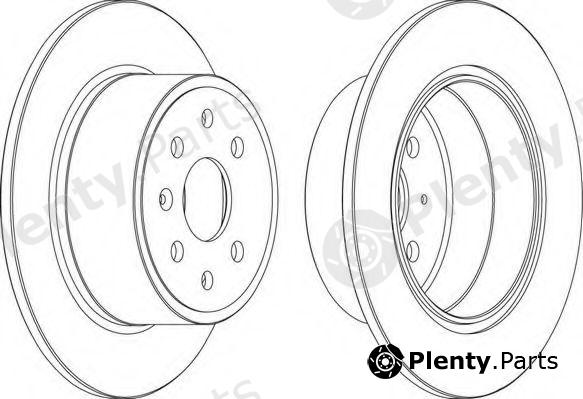  FERODO part DDF329 Brake Disc