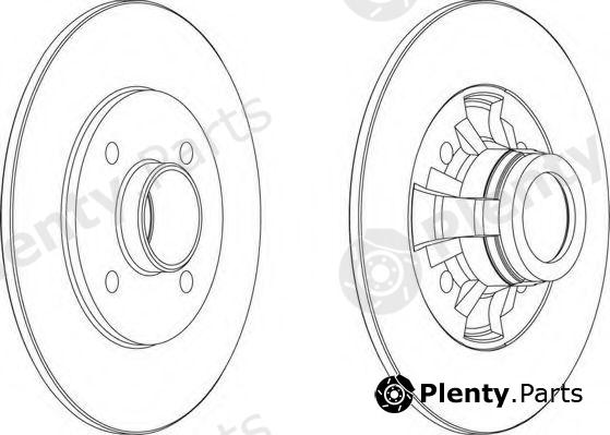  FERODO part DDF333 Brake Disc