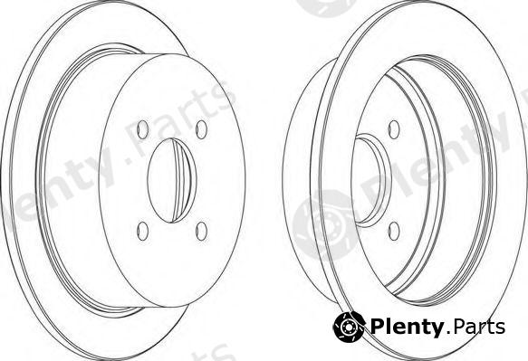  FERODO part DDF435 Brake Disc