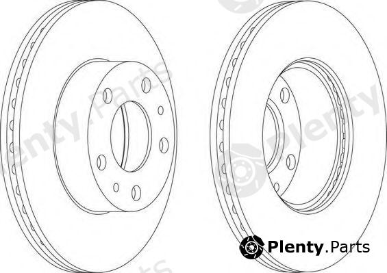  FERODO part DDF767 Brake Disc