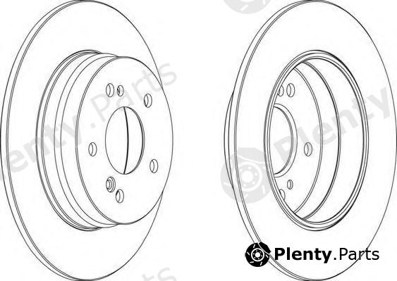  FERODO part DDF819 Brake Disc