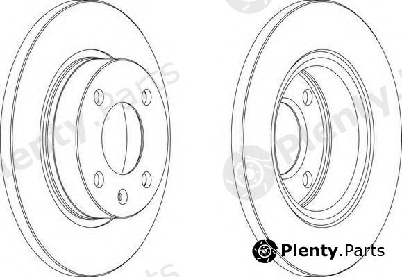  FERODO part DDF875 Brake Disc