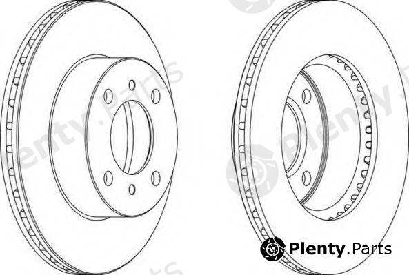  FERODO part DDF1005 Brake Disc