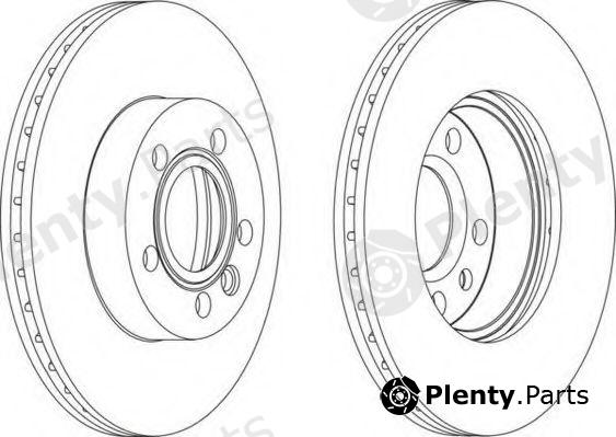  FERODO part DDF1010 Brake Disc