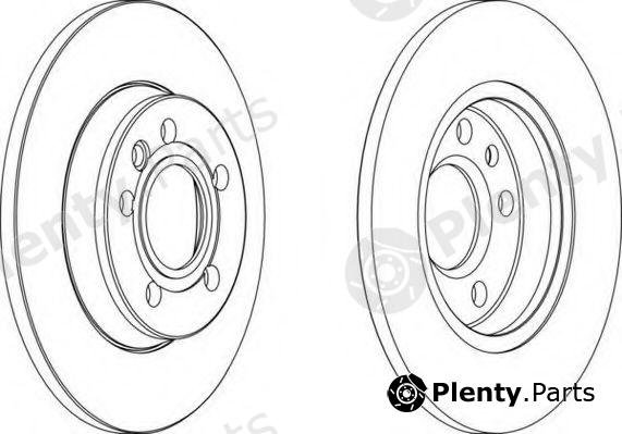  FERODO part DDF1012 Brake Disc