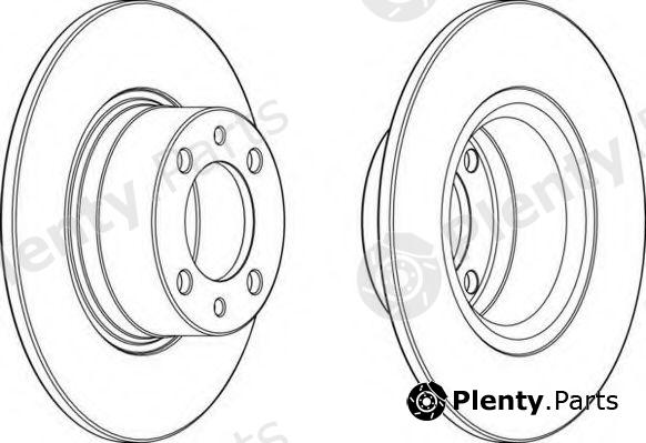  FERODO part DDF1035 Brake Disc