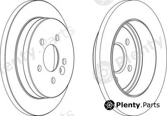  FERODO part DDF1037 Brake Disc
