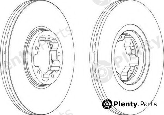  FERODO part DDF1113 Brake Disc