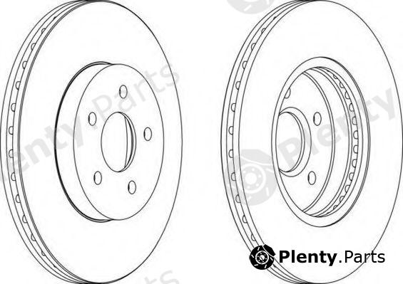  FERODO part DDF1125 Brake Disc