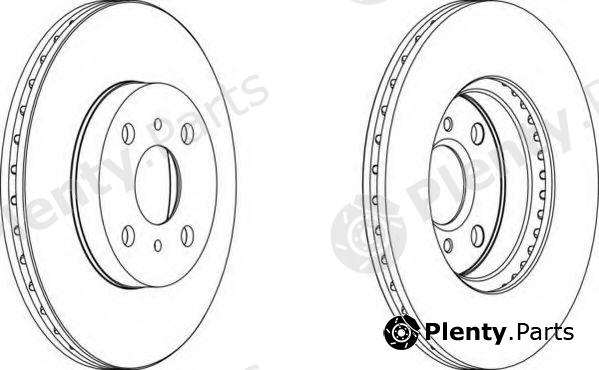 FERODO part DDF1149 Brake Disc