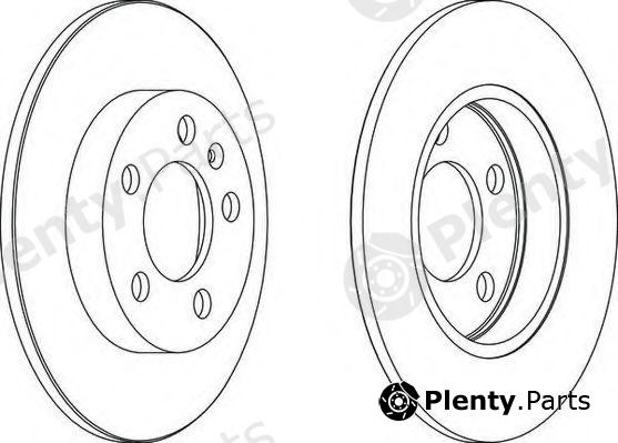  FERODO part DDF1155 Brake Disc