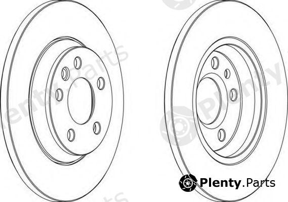  FERODO part DDF1158 Brake Disc