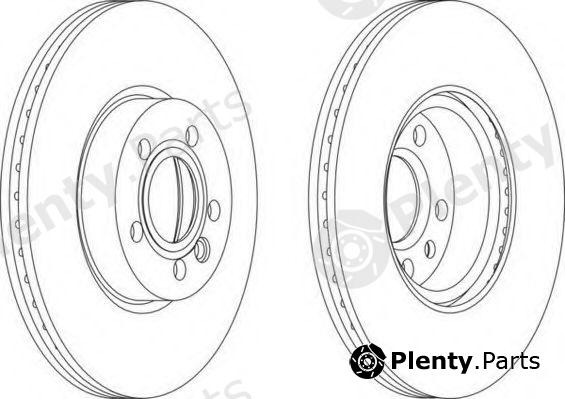  FERODO part DDF1160 Brake Disc