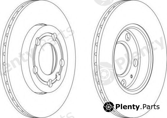 FERODO part DDF1164 Brake Disc