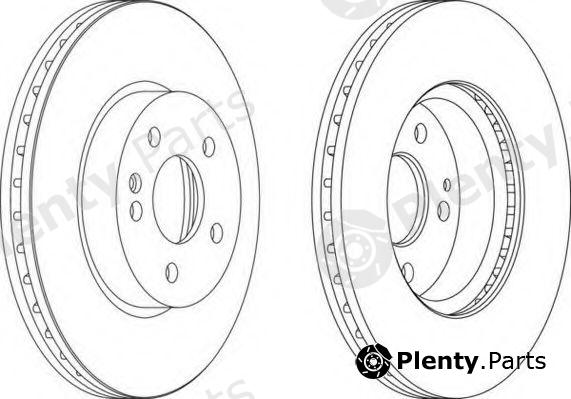  FERODO part DDF1203 Brake Disc