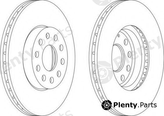  FERODO part DDF1218 Brake Disc