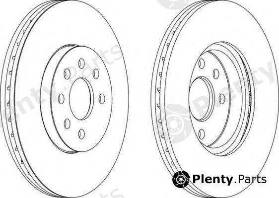  FERODO part DDF1236 Brake Disc