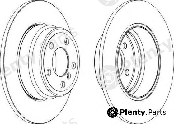  FERODO part DDF1255 Brake Disc