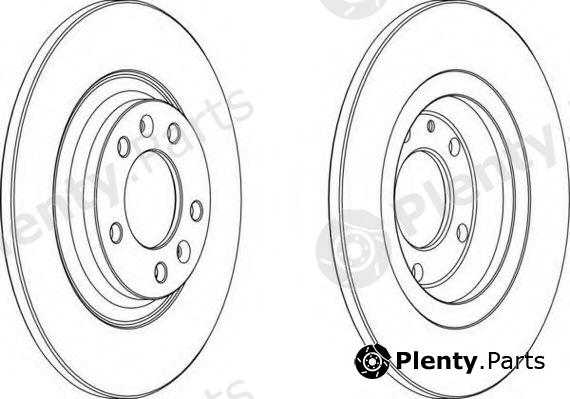  FERODO part DDF1275 Brake Disc