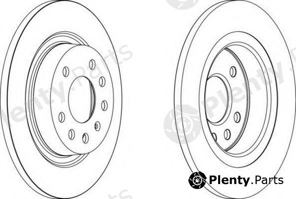  FERODO part DDF1288 Brake Disc