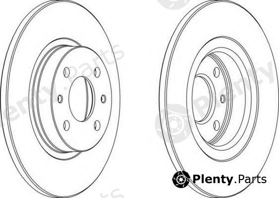  FERODO part DDF1411 Brake Disc