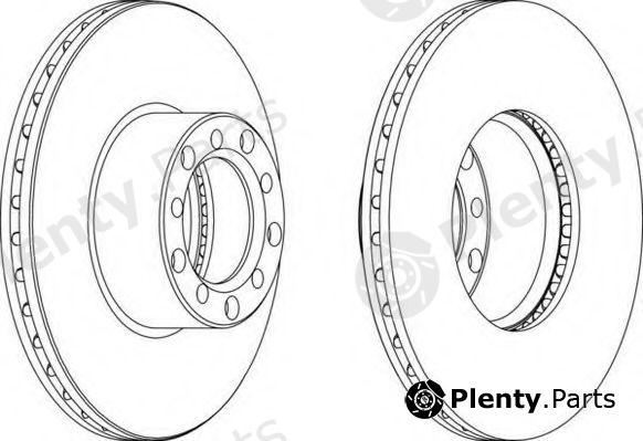  FERODO part DDF1421 Brake Disc