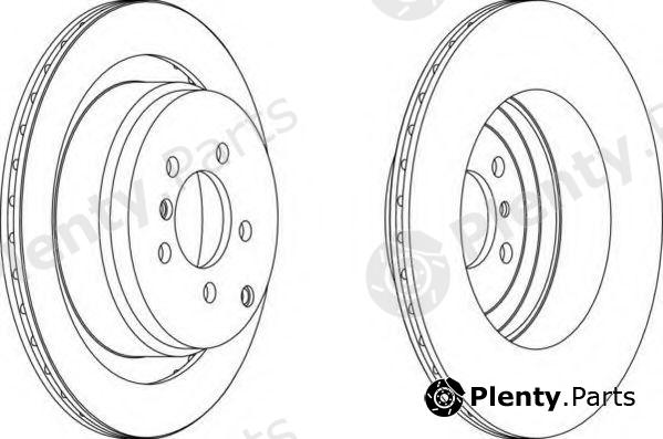  FERODO part DDF1437 Brake Disc